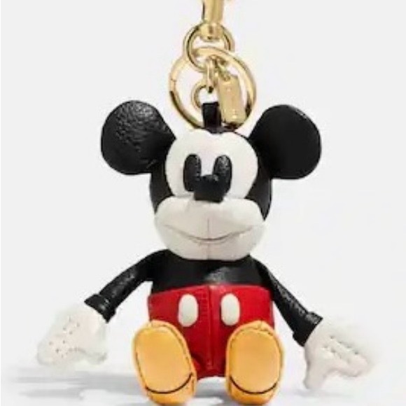 Coach Disney Black and Red Mickey Keychain - Picture 7 of 10